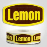 Lemon Label, Bakery Flavor Sticker - 1000/roll