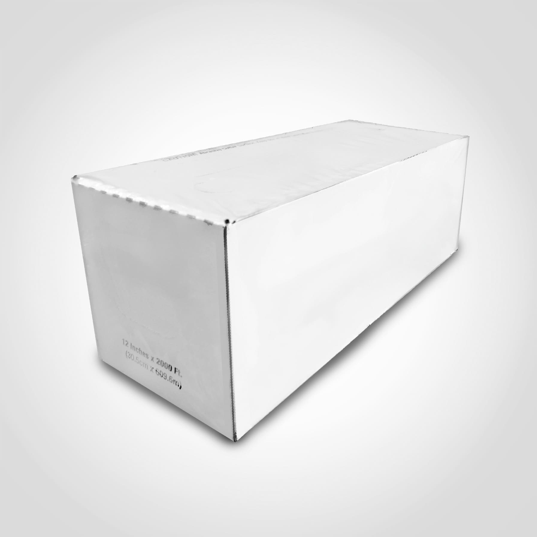 12" Cutter Box Professional Meat Film Roll Wrap - 12" x 2000'