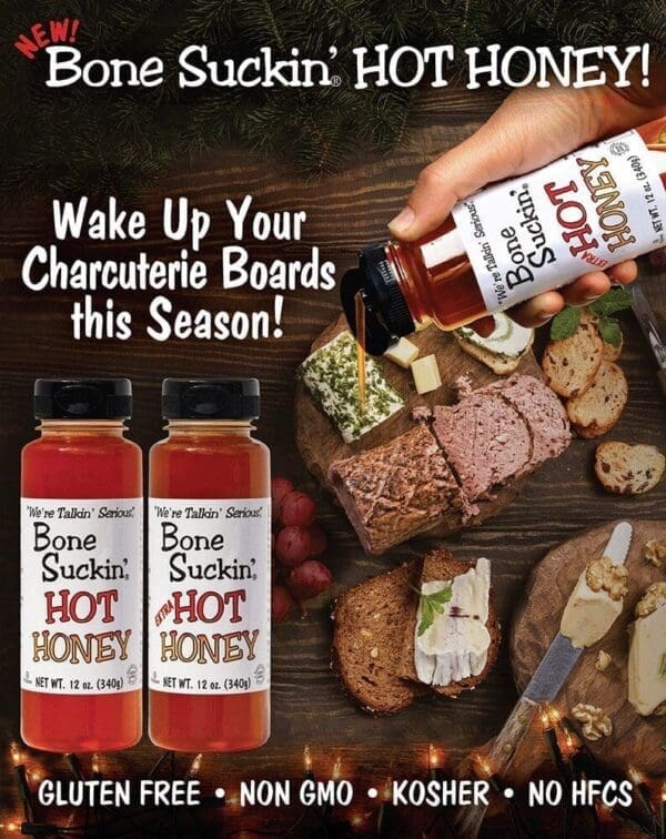 Bone Suckin Hot Honey 12 oz - 6/case