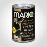 Mario MEDIUM Ripe Pitted Olives 6oz - 12/case