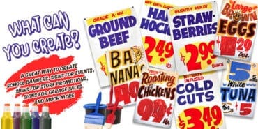 Sign making inks examples