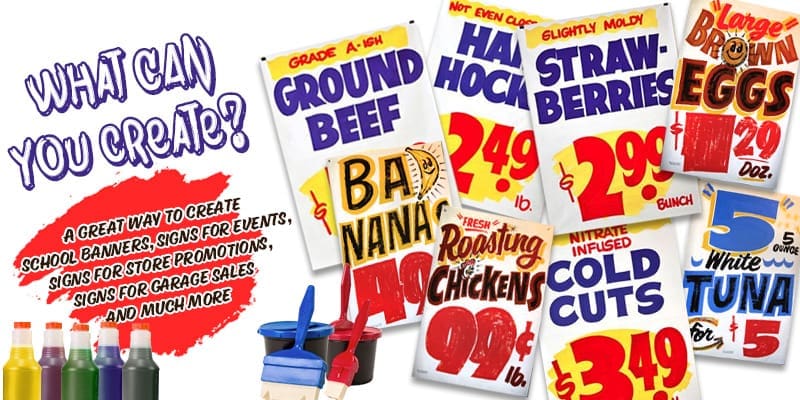 Sign making inks examples