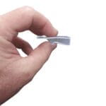 Pharmacy Shelf Label Holder shown being held