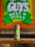 James Lemonade sitting on wood table