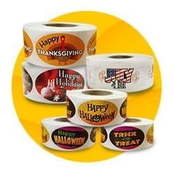 Seasonal Labels Categories