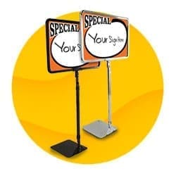 Retail Display Sign Holders