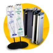 wet umbrella bags and dispensers