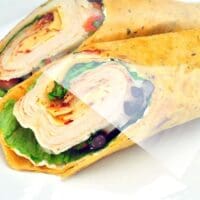 Sandwich Wrap 14 x 14 inches use on sandwich