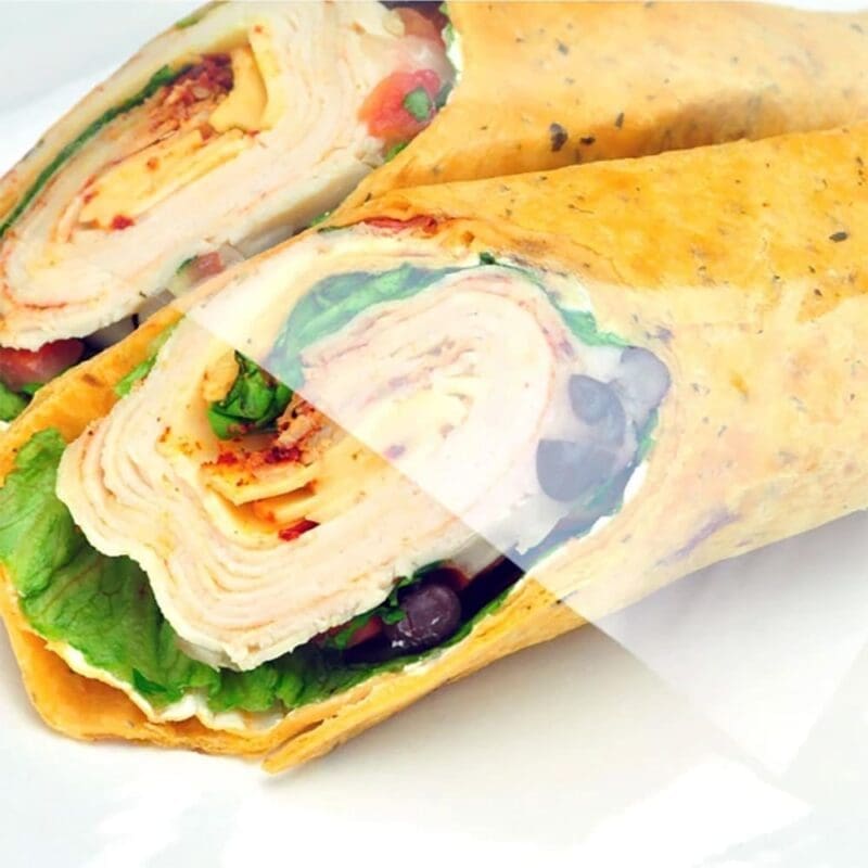 Sandwich Wrap 14 x 14 inches use on sandwich