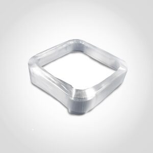 Square Clear Shrink Band 4.5 inch
