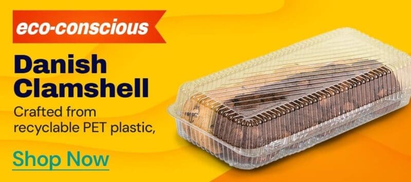 Shop recycled Danish Clamshell
