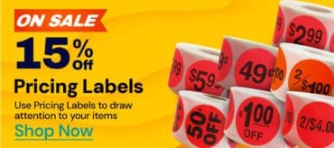 Pricing Labels On Sale Now