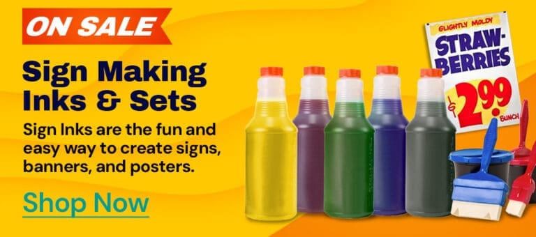 Sign Making Inks on sale