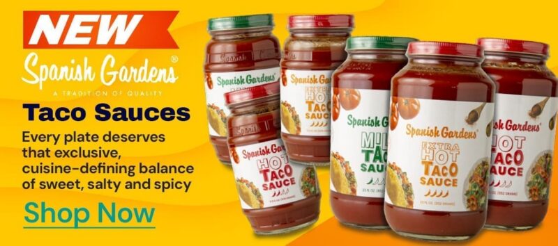 New Spanish Garden's Taco Sauces