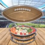 Microwavable Football Container Brown - 100 Pack (260997)