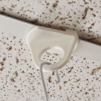 Ceiling Twist Loop with Round Base - 100 Pack