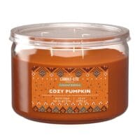 10 oz. 3-Wick Cozy Pumpkin Candle - 4 PACK