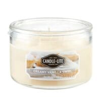10 oz. 3-Wick Creamy Vanilla Swirl Candle - 4 PACK
