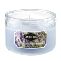 10 oz. 3-Wick Fresh Lavender Breeze Candle - 4 PACK