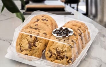 Chocolate Chip Label On Package of Cookies