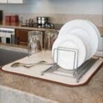 Cream Dish Drying Mat XL 18" x 24" - 6 PACK