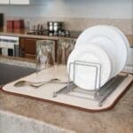 Dish Drying Mat cream color