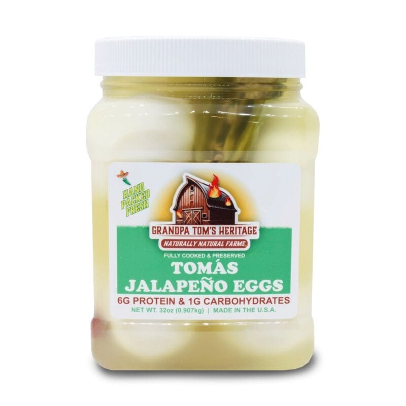 Tomás Jalapeño Eggs 32 oz - 12/case
