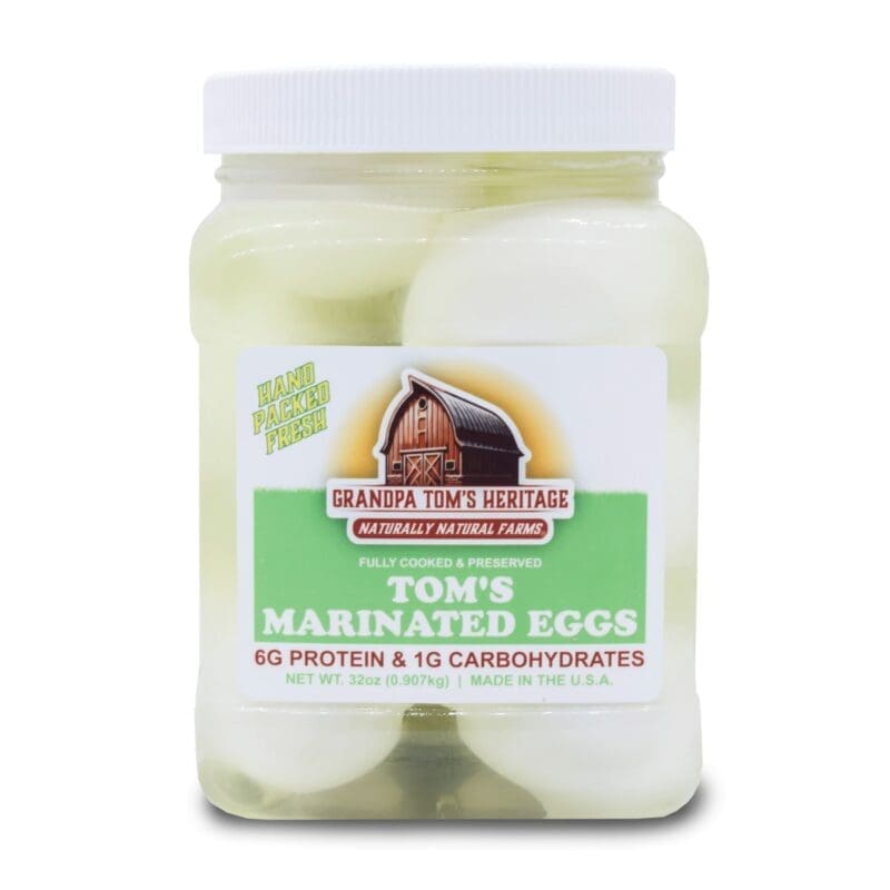 Tom’s Marinated Eggs 32 oz – 12/case 1 Tom's Marinated Eggs 32 oz - 12/case