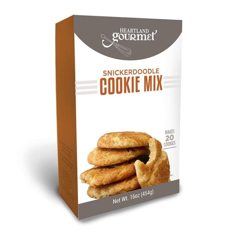 Heartland Gourmet Snickerdoodle Cookie Mix 16oz – 6/Pack 1 Heartland Gourmet Snickerdoodle Cookie Mix 16oz - 6/Pack