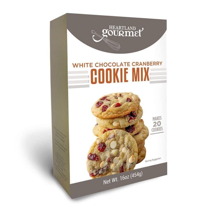 Heartland Gourmet White Chocolate Cranberry Cookie Mix 16oz - 6/Pack