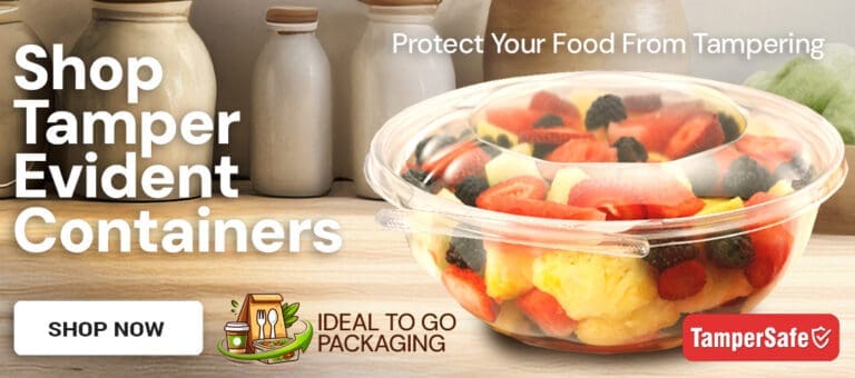 Shop tamper Evident Containers showing a tamper evident bowl