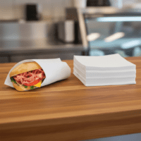 3 Ply White Insulated Wrap Unprinted 12" x 12" - 2000/case