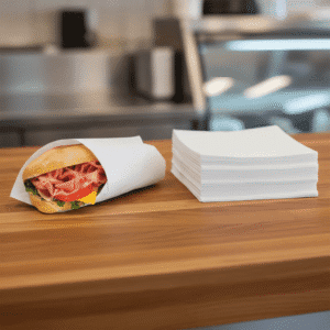 3 Ply White Insulated Wrap Unprinted 12" x 12" - 2000/case