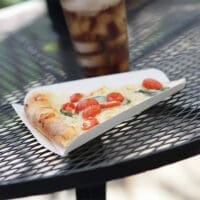 pizza slice wedge box for single pizza slice takeout packaging