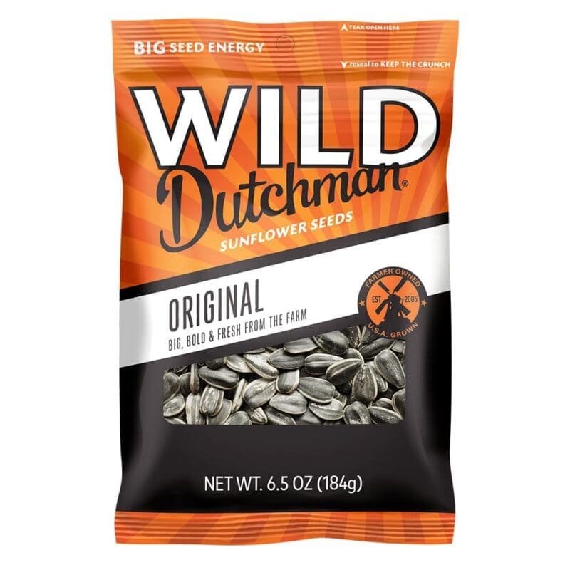 Wild Dutchman Original Sunflower Seeds 6.5oz - 12 Pack