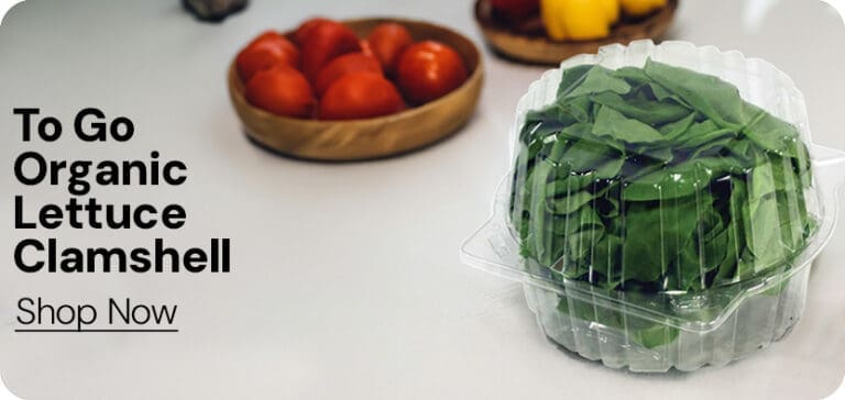 To go Organic Lettuce Clamshell