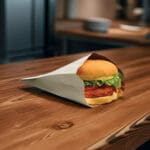 Foil Insulated Sandwich Deli Bags on deli counter