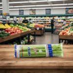 Celery bag with celery