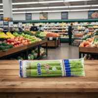 Celery bag with celery