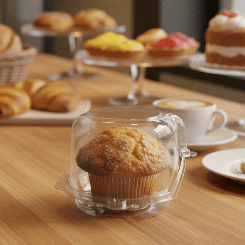 260548 1 Count Large Cupcake Takeout Container Count Large Cupcake Takeout Container