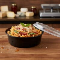 32-oz Microwavable Round Take Out Container with