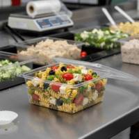 Tamper Evident Medium Square Take Out Bowls