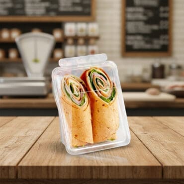 Tamper Evident Sandwich Wrap Container