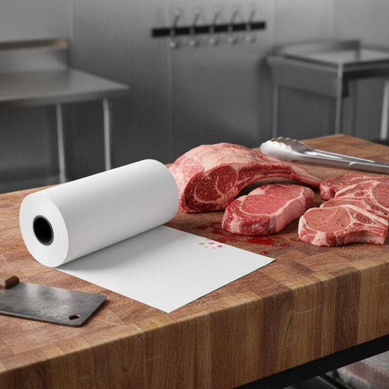 White Professional Butcher Paper 18″ x 1000′