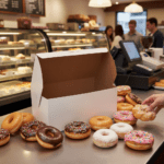Donut Box for 12 cake donuts in bakery