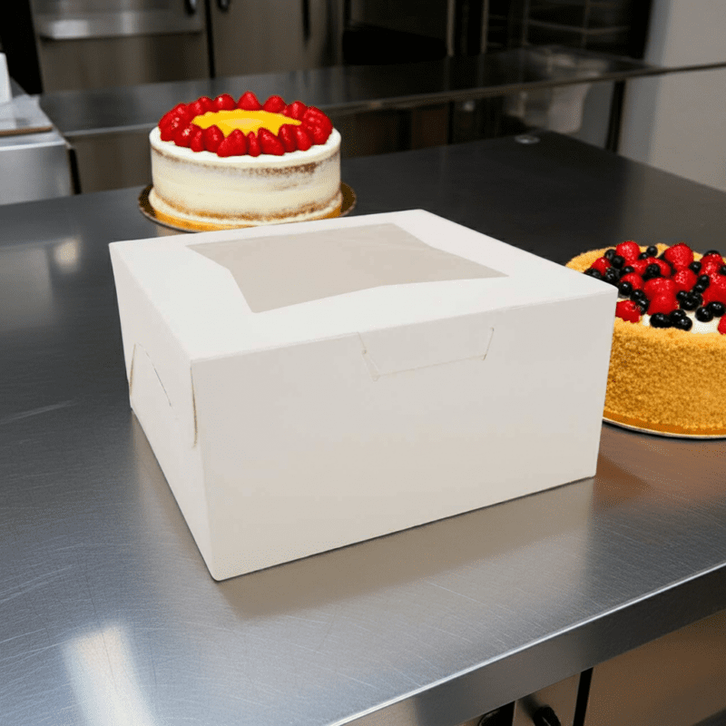 10 inch white bakery box for cake a 10 inch cake