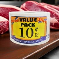 Value Pack Save 10 Cent Label Stickers