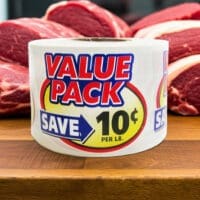 Value Pack 10 Cent Label Stickers