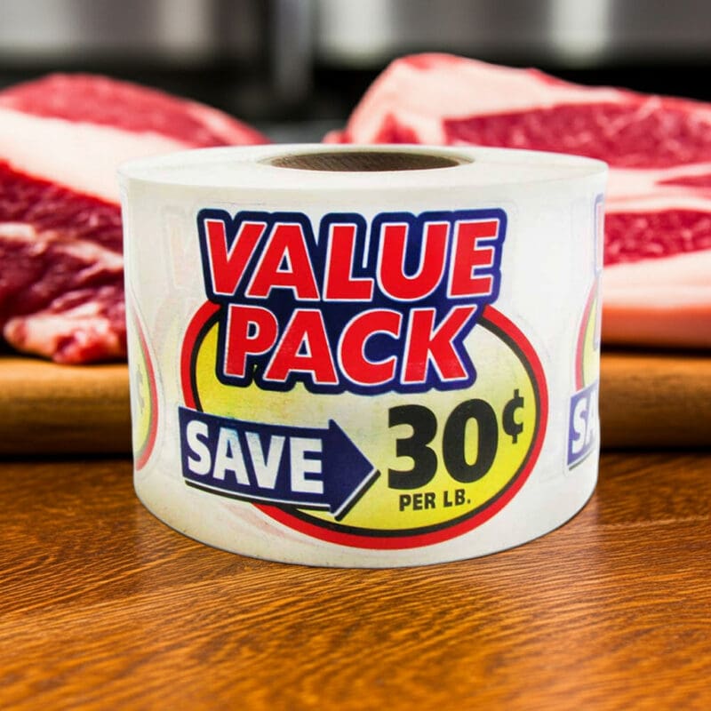 500117 Value Pack Burst 30 Cent Label Stickers Value Pack Burst 30 Cent Label Stickers