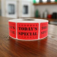 Today’s Special Label Stickers